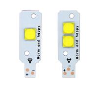 BYCIFRLG 1pcs LED Lamp XHP50 XHP70 Full Power 15W 18W 30W 36W 60W DC6V Headlamp LED PCB Lamp Automotive Headlamp Repair DIY(XHP70 60W)