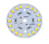 BYCIFRLG 5PCS A Lot DC12V Lamp Bead LED Bulb Lamp 3W 6W 9W 12W 15W 18W Brightness Light Board for Led Bulb Led Downlight(Warm White,DC12V 9W)