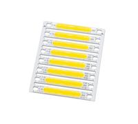 BYCIFRLG 8pcs A LOT 3W 5W Full Power COB LED Light Chip DC11V DC15V 300mA LED COB Bar for Flashlight Wall Lamps Lights Tube DIY(Cold White,5W 15-17V 300mA 8pcs)