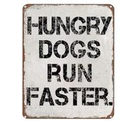 BYCIFRLG Dog Lovers Garage Decor Funny Metal Tin Sign 12x8 Inch | Humorous canine themed plaque adds personality to workshop or man cave