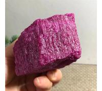 BYCIFRLG Stone Rough Red Corundum and Ruby Raw Gemstones(250-300g)