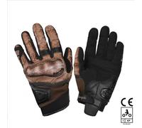 BYCITY TOKIO VERANO MARRON GUANTE MOTO HOMOLOGADO - Color: MARRON, Talla: Talla S
