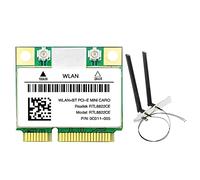 BYCUFF - Tarjeta WiFi RTL8822CE con antena de 1200Mbps 2.4G +5Ghz 802.11AC Mini PCIe BT 5.0 Soporte para ordenador portátil/PC /11