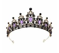 Bydezcon Colorido Rhinestones Boda Diadema Chispeante Diadema Tiaras Cristal Coronas Nupciales Accesorios para el Cabello de Moda para las Mujeres