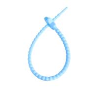 [Bydezcon] Cuerda de silicona de 22 cm de color con forma de estrella pequeña, accesorios para llavero, cordón de cierre automático, fácil de usar