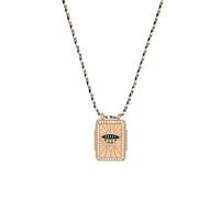 [Bydezcon] Elegante collar inspirado en el tarot delicado collar de mano de obra accesorios con colgante de tarjeta de tarot para trajes