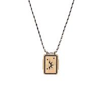 [Bydezcon] Elegante collar inspirado en el tarot delicado collar de mano de obra accesorios con colgante de tarjeta de tarot para trajes