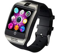 BYDPBS Reloj Inteligente Android con Pantalla Táctil Completa para Mujeres, Hombres Y Niños, con Ranura para Tarjeta SIM, Podómetro, Cámara, Reloj Recordatorio De Notificación De Mensaje,Plata