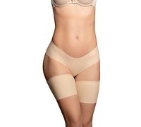 Bye Bra Bandas para Los Muslos, Ligas De Mujer, Anti-Rozaduras, Beige Y Negro, M-XXL (Beis, M)