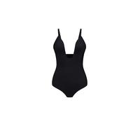 Bye Bra Body moldeador 'Sculpting Bodysuit Deep V Thong' negro, Talla S