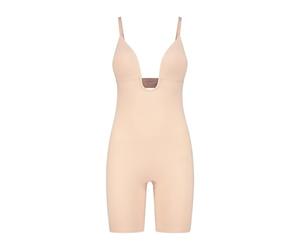 Bye Bra Body Sculpting Deep V, bordes cortados con láser, correas de silicona, copas inalámbricas, Shapewear para mujeres, Shapewear, Colección Sculpting, Beige/Negro, S-XXL, beige, XXL