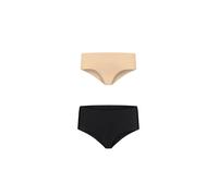 Bye Bra Braga 'Invisible Hipster' beige / negro, Talla S
