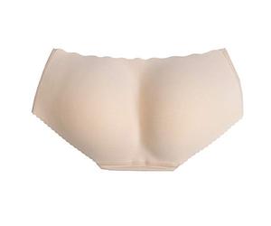 Bye Bra Bragas Acolchadas Braguitas Moldeadoras, Cintura Baja, Transpirable, Ropa Interior, Reforzador De Glúteos, para Formas Redondas Y Completas, Lencería para Modelar El Cuerpo, Piel, Tamaño S