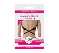 Bye Bra Open Back Bra Adapter Black and White 3uds