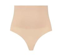 Bye Bra Tanga sin costuras, cintura alta, fajas, moldeador de cuerpo, Beis Talla M