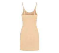Bye Bra - Vestido esculpiente, Adelgazante y Vainante, Que sostiene Ligeramente Le Vientre, Ropa Interior sin Costuras, Vestido con Tirantes Ajustables, 3 Colores, XL,Beige