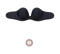Bye Bra Sujetador Gala, Sujetador Adhesivo, Sujetador Push-up, Sujetador Autoadhesivo, Sujetador Adhesivo, Sujetador sin Tirantes y sin Espalda, Sujetador Adhesivo, Copa A-E, Beige/Negro