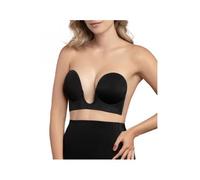 Bye-bra - sujetador sin asas en u negro copa b - Negro - SIZE B