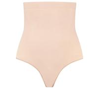 BYE-BRA - TANGA DE TALLE ALTO SIN COSTURAS BEIGE TALLA S XXL BEIGE
