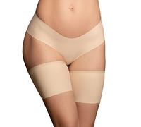 Bye Bra Bandas De Muslo para Mujeres, Correas De Silicona, Bandas Anti-Rozaduras Y Frotamiento, Previenen Las Rozaduras Internas del Muslo, Beige Y Negro, S-XXL (Beis, S)