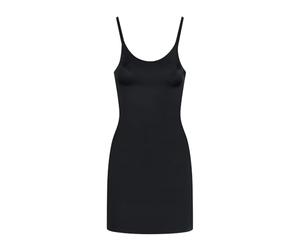Bye Bra Vestido Invisible Moldeador, Antideslizante con Control Ligero del Vientre, Ropa Moldeadora sin Costuras, Vestido Cami con Tirantes Ajustables, Nude y Negro, S-XL