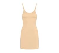 Bye Bra Vestido Lencero Invisible, Vestido Moldeador, Ropa Interior para Mujer, Faja Moldeadora para Mujer, Control De Barriga Ligero, Correas Ajustables, Beige/Marrón/Negro, S-XXL