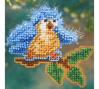 Bye Bye Birdie Beaded Counted Cross Stitch Ornament Kit Mill Hill 2006 Spring Bouquet MH18-6102 by Mill Hill