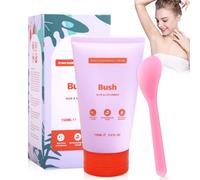 Bye Bye Bush Crema de depilación, 150 ml, crema depilatoria, zona íntima para hombres y mujeres, fórmula natural suave, crema para eliminar el vello para axilas, piernas, zonas íntimas