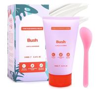 Bye Bye Bush Crema Depilatoria Hombre, 150 ml Depiladora de vello, orma natural suave, crema depilatoria para las piernas faciales, antebrazos - Área de bikini