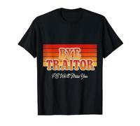 Bye Traitor PS We'll Miss You Co-Worker Farewell Jokes - Camiseta gráfica económica, Hombre, Negro, XL
