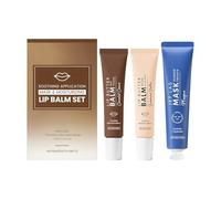 Byeaon Bálsamo Labial | Kit de Crema Hidratante | Set De Cuidado Labial Con Facial,Para Mujeres Viajes Negocios Vacunas San Valentín Maquillaje Poros Labiales