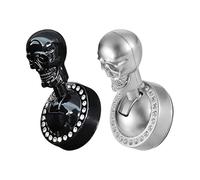 Byeaon Car Joystick Push Start Button Cover, Universal Interior Accessory, Alloy, Engine Button Lever Protector, Starter Decor Accessories, Textured Design, for Cars Trucks RVs