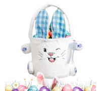 Byeaon Cesta De Peluche De Pascua,Decoração De Recipiente Giratório Feito Com Impressão 3D | Livro de Poupança com Envelope e Cadeado de Combinação - Para Aperitivos Juguetes Golosinas Celebración