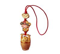 Byeaon Colgante de Feng Shui | Dios de la riqueza, colgante de Feng Shui de la suerte que atrae dinero, buena suerte, talismán de para hombres y mujeres, Refer to description, Zinc, No