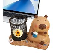 Byeaon Cute Pen Holder | Desk Pencil Container | Cartoon Pen Holder | Capybara Stationery Box | Colored Pen Organizer | Student Pencil Box Desk Stationery Holder for Students Stationery Colored Pens