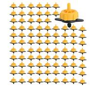 Byeaon Goteros Para Riego Por | 100 Piezas Accesorios Para Del Riego | Emisor Aspersor De - para Jardineros, Cultivadores, Agricultores, Paisajistas, Granjas, Campos e Invernaderos y Bancales de