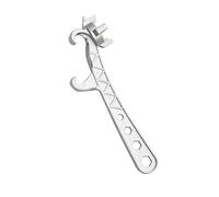 Byeaon Llave de barril - Herramienta multifuncional de aluminio resistente | Herramienta de apertura de tapa de cubo - para aceite, agua, pepinillos, ganado, tambores de aluminio, barriles, taller