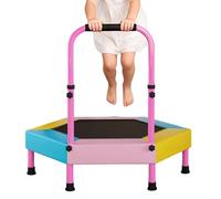 Byeaon Mini Trampolín para Niños,3 Pies Plegable Saltarín Infantil | Trampolín Recreativo con Asa Ajustable - para Guardería Preescolar Aula Hogar Gimnasio Parque Césped Patio Jardín