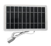 Byeaon Panel solar portátil, 2 W, resistente al agua, de alta argador solar para camping, senderismo, mochileros, viajes al aire libre, supervivencia y aventura