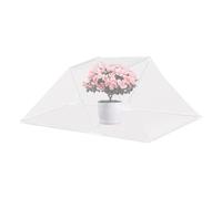 Byeaon para plantas, protección contra congelación, cúpula de malla plegable, cubierta de protección de plantas, para jardín, cama elevada, invernadero, patio, balcón, patio, césped, granja