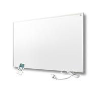 byecold Calefacción por Infrarrojos 900W con termostato Incorporado Control Remoto Calefacción por Pared Placa calefactora Panel Calefactor Montaje por Pared infrarrojo Ahorro de energía