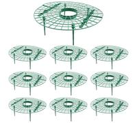 byepica 10 soportes para plantas de fresa, jaulas de soporte de jardín, 30,5 cm para fresas limpias y saludables