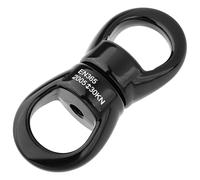 byepica Conector giratorio de aluminio de 30 Kn, resistente, resistencia a la rotura 6613, ideal para tareas de rescate e industriales