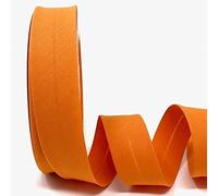 Byetsa - Cinta al bies para encuadernación (30 mm, polialgodón, 25 m), color naranja