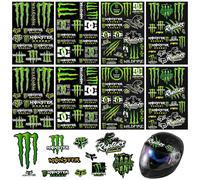 Byfoyif 8PCS Pegatinas para Cascos de Moto, Kit de Pegatinas para Moto Impermeable, Vinilo Casco Moto con Patrón de Garras, Decoración para Casco de Motocicleta para Motos, Monopatines, Coches