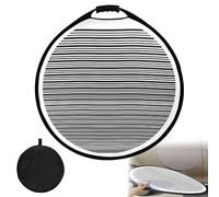 Byfoyif Car Dent Reflector, Panel Reflector de Joroba 81,5 cm, Herramienta de Desabolladura para Carrocería de Coche, Reflector de Coche Flexible Plegable, Herramienta de Reparación Rayas en