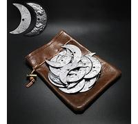 Byhoo 20 monedas de fantasía DND accesorios y funda de piel Waterdeep Tablelap juegos de rol Addons medieval retro props