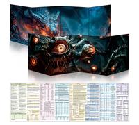 Byhoo D&D 5E - Parasol (2 unidades, superficie resistente al agua, plegable en 3 capas, compatible con el manual de Player's Handbook, 2 unidades)