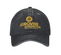 BYHSEPQ Concurso de Canciones 1980 Gorras de béisbol para Hombres y Mujeres Gorras de algodón desgastadas Gorra Vintage para Correr Golf al Aire Libre Regalo Gorra Snapback