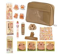 Byhsoep 81 Piezas Set de Papelería, Estuche Kawaii, Material Escolar y Papeleria, Lindo Juego de Papelería para Oficina/Escuela/Estudiantes/Niños